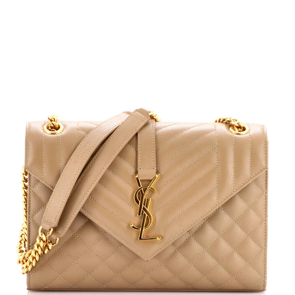 Saint Laurent Medium Classic Monogram Envelope Satchel